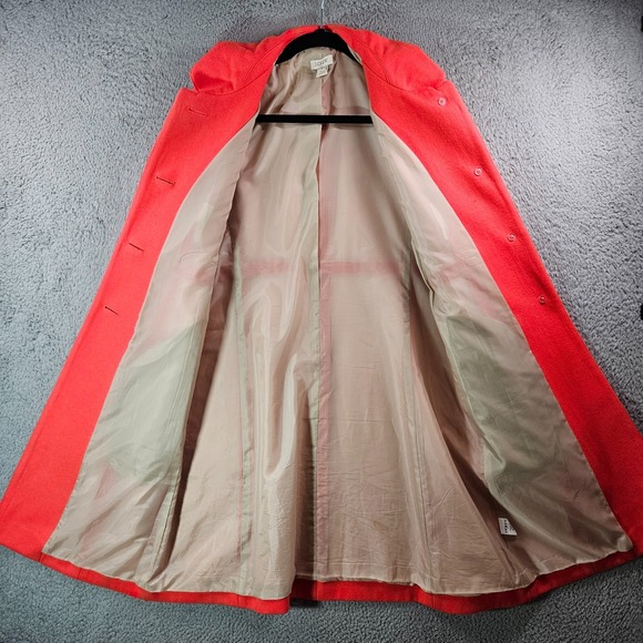 J. Crew Vibrant Red Pea Coat - Picture 8 of 16